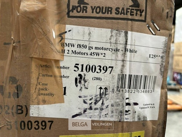 Licensed bmw f850 gs motorcycle white - afbeelding 4 van  4
