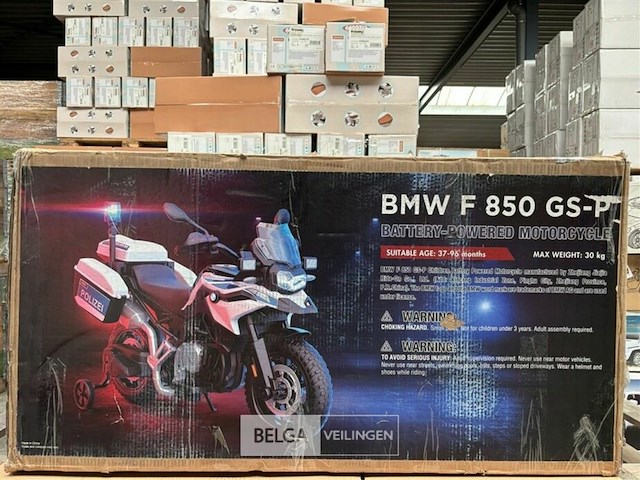 Licensed bmw f850 gs motorcycle white - afbeelding 2 van  4