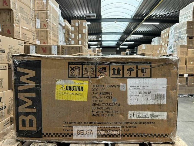 Licensed bmw go kart - grey - afbeelding 2 van  3