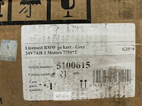 Licensed bmw go kart - grey - afbeelding 3 van  3