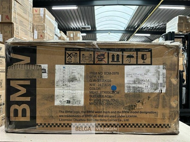 Licensed bmw go kart blue - afbeelding 2 van  4