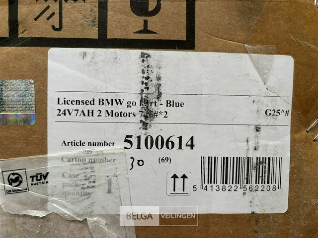 Licensed bmw go kart blue - afbeelding 4 van  4