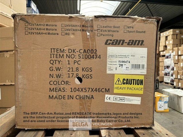 Licensed can am renegade atv - khaki - afbeelding 3 van  4