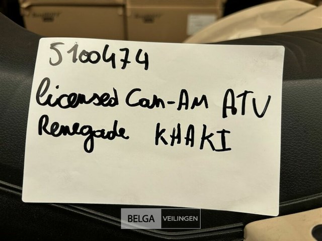 Licensed can am renegade atv - khaki - afbeelding 5 van  5