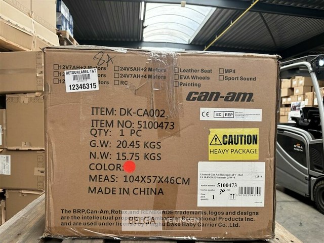 Licensed can am renegade atv - red - afbeelding 4 van  5