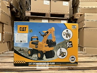 Licensed cat ride on car excavator - yellow - afbeelding 2 van  4