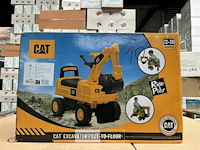Licensed cat ride on car excavator yellow - afbeelding 1 van  5