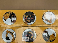 Licensed cat ride on car excavator yellow - afbeelding 3 van  5