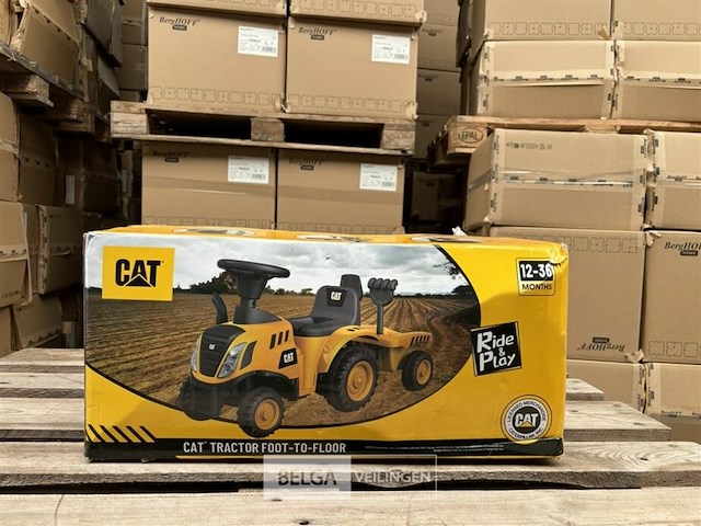 Licensed cat tractor foot to floor - yellow - afbeelding 2 van  4