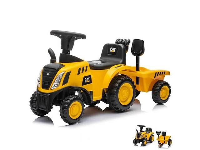 Licensed cat tractor foot to floor - yellow - afbeelding 1 van  4