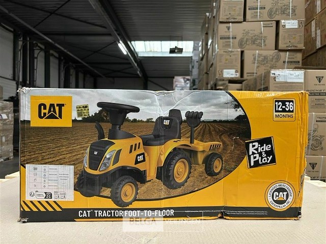 Licensed cat tractor foot to floor yellow - afbeelding 2 van  4