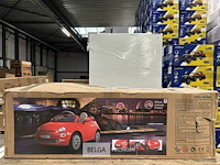 Licensed fiat 500 battery ride on car pink - afbeelding 1 van  4