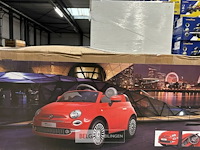 Licensed fiat 500 battery ride on car pink - afbeelding 2 van  4