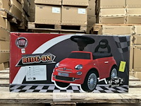 Licensed fiat 500 foot to floor ride on car - red - afbeelding 2 van  4