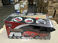 Licensed fiat 500 foot to floor ride on car red - afbeelding 2 van  4