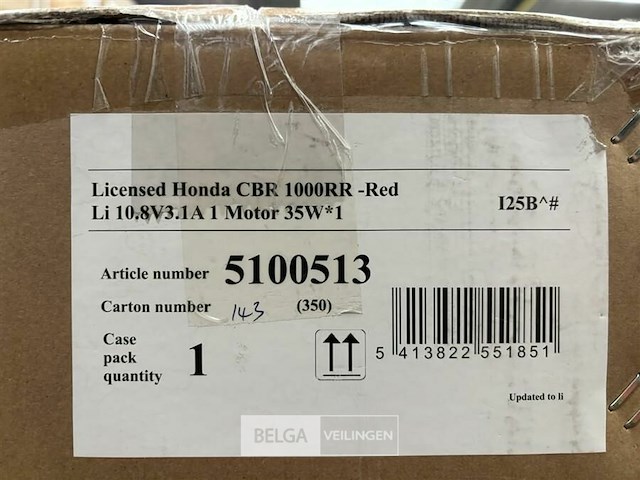 Licensed honda cbr 1000rr - red - afbeelding 4 van  4