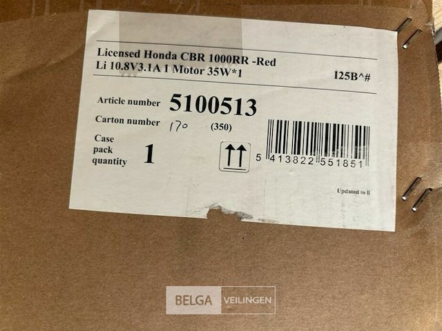 Licensed honda cbr 1000rr - red - afbeelding 5 van  5