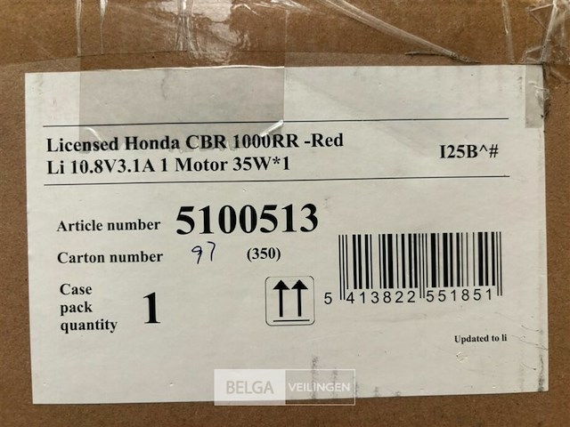 Licensed honda cbr 1000rr - red - afbeelding 4 van  4