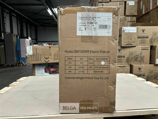 Licensed honda cbr 1000rr white - afbeelding 2 van  3