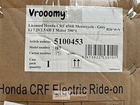 Licensed honda crf 450r motorcycle - grey - afbeelding 4 van  4