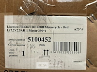 Licensed honda crf 450r motorcycle - red - afbeelding 4 van  4