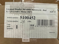 Licensed honda crf 450r motorcycle red - afbeelding 4 van  4