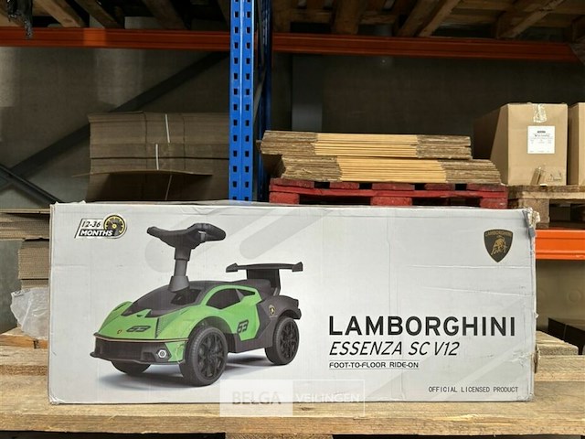 Licensed lamborghini 63 foot to floor car - green - afbeelding 2 van  4