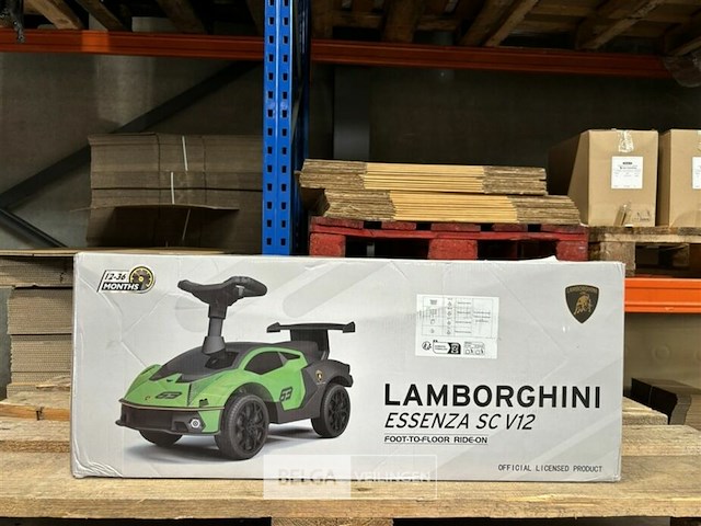 Licensed lamborghini 63 foot to floor car - green - afbeelding 2 van  5
