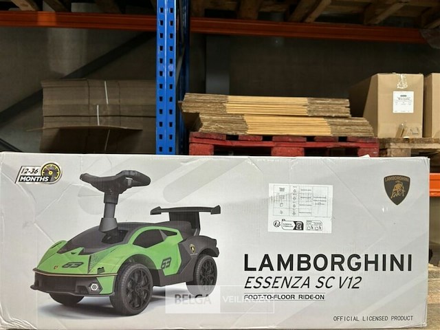 Licensed lamborghini 63 foot to floor car - green - afbeelding 3 van  5