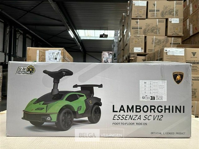 Licensed lamborghini 63 foot to floor car green - afbeelding 2 van  4