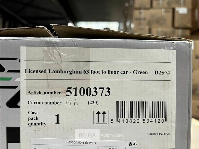 Licensed lamborghini 63 foot to floor car green - afbeelding 4 van  4