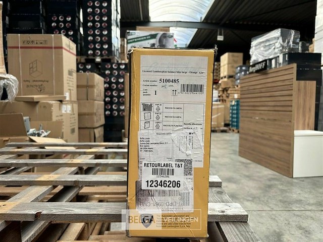 Licensed lamborghini balance bike large - orange - afbeelding 2 van  3