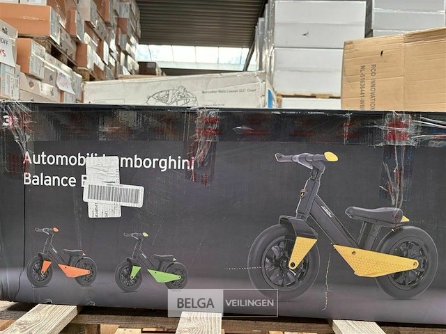 Licensed lamborghini balance bike large - yellow - afbeelding 3 van  4