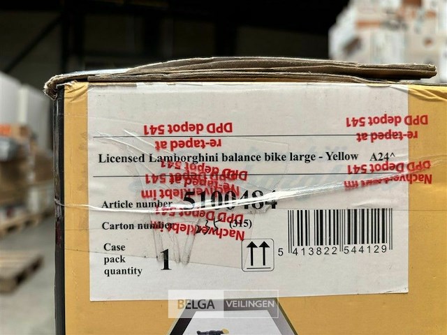 Licensed lamborghini balance bike large - yellow - afbeelding 4 van  4