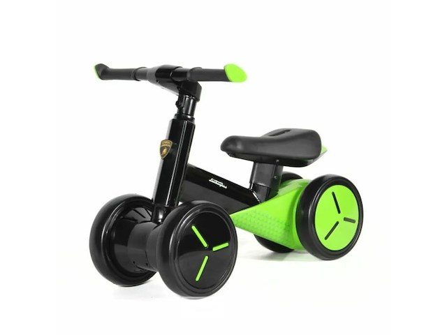Licensed lamborghini balance bike small - green - afbeelding 1 van  4