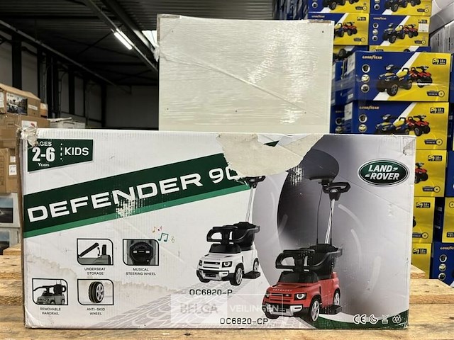 Licensed land rover foot to floor + push bar green - afbeelding 2 van  4