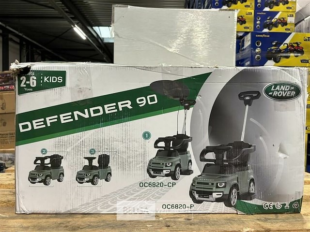 Licensed land rover foot to floor + push bar white - afbeelding 2 van  4