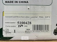 Licensed land rover foot to floor + push bar white - afbeelding 4 van  4