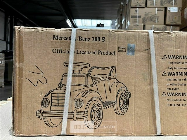 Licensed mercedes benz 300s foot to floor black - afbeelding 2 van  4