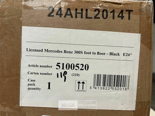 Licensed mercedes benz 300s foot to floor black - afbeelding 4 van  4