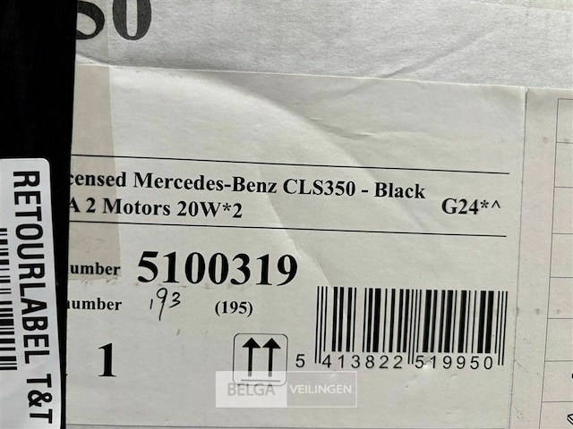 Licensed mercedes benz cls350 - black - afbeelding 3 van  3