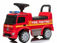 Licensed mercedes benz fire engine foot to floor