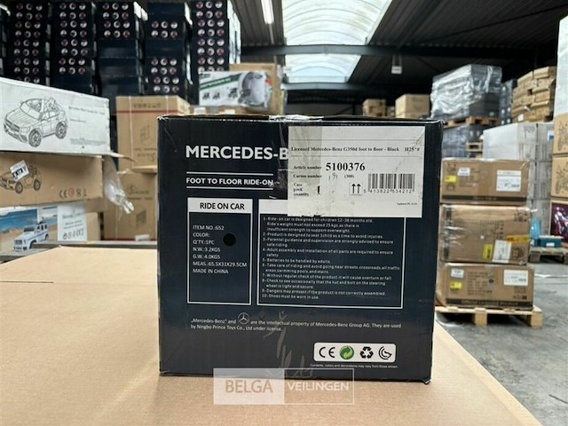 Licensed mercedes-benz g350d foot to floor black - afbeelding 3 van  4