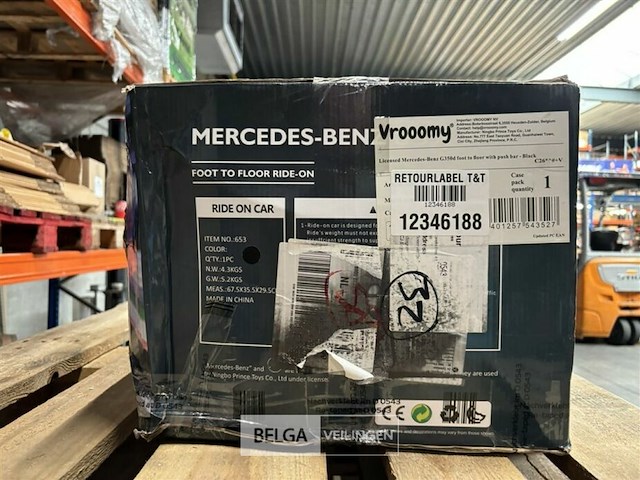 Licensed mercedes-benz g350d foot to floor with push bar - afbeelding 2 van  3