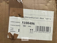 Licensed mercedes benz pedal go kart - black - afbeelding 4 van  4