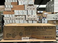 Licensed mercedes-benz pedal go kart - black - afbeelding 3 van  6
