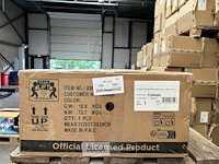 Licensed mercedes-benz pedal go kart - black - afbeelding 3 van  4