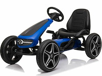Licensed mercedes benz pedal go kart - blue - afbeelding 1 van  4