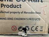 Licensed mercedes-benz pedal go kart - white - afbeelding 8 van  8