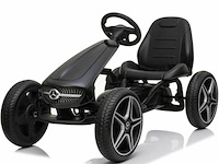 Licensed mercedes-benz pedal go kart black - afbeelding 1 van  4